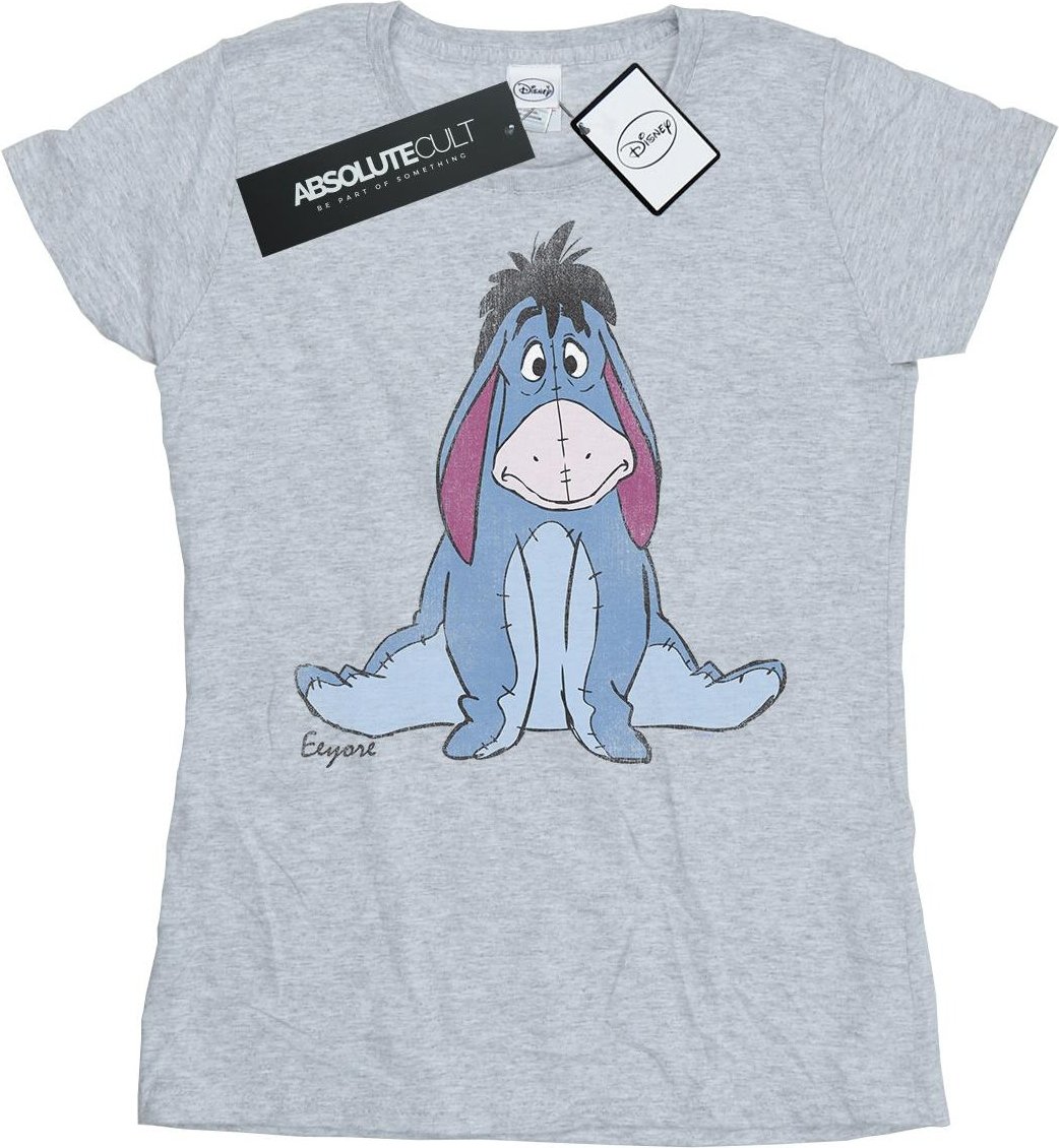 Disney - "Winnie The Pooh Classic Eeyore" T-Shirt für Damen (Grau meliert)
