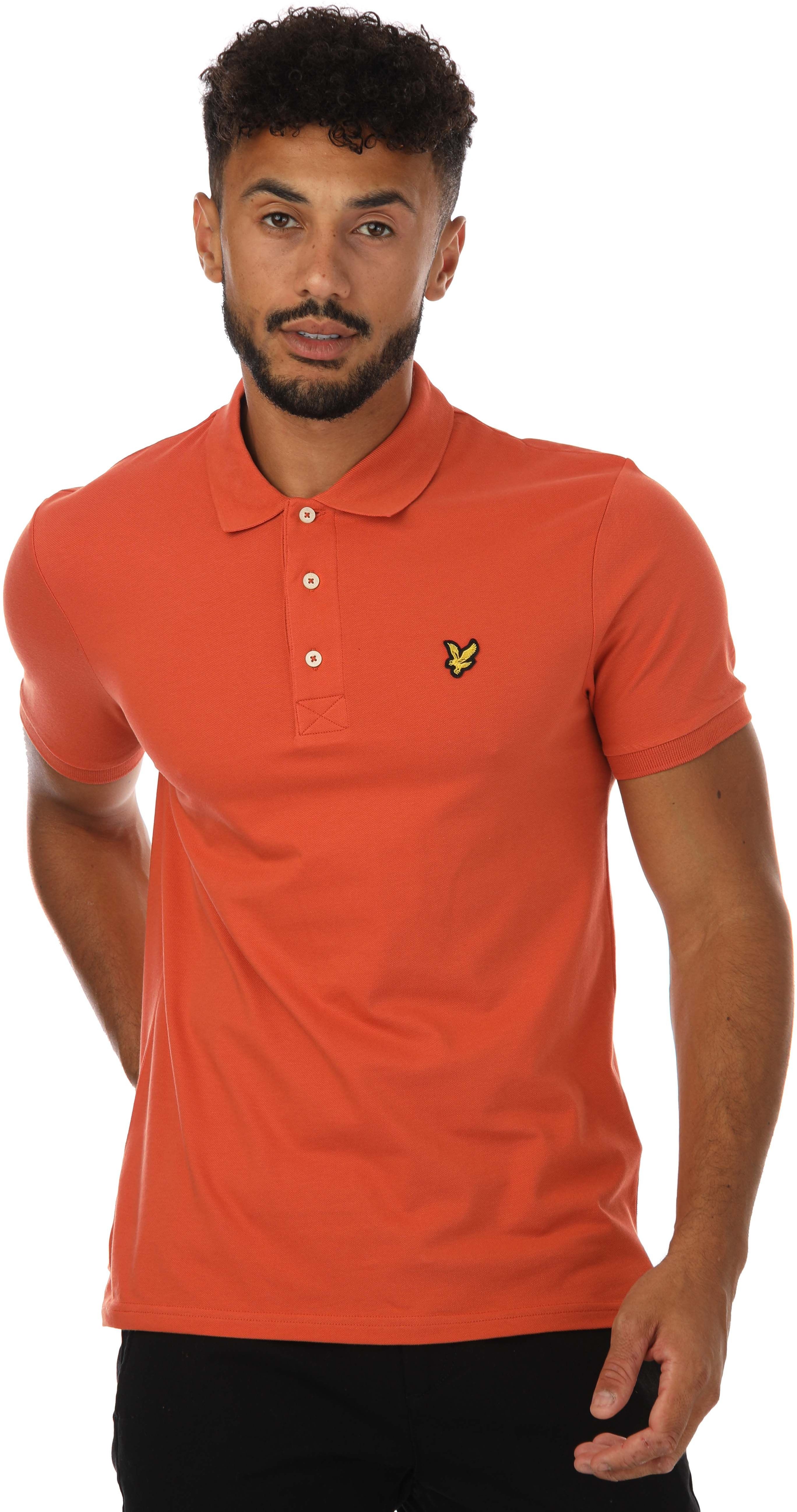 Polo uni Lyle And Scott Pour Homme en Orange