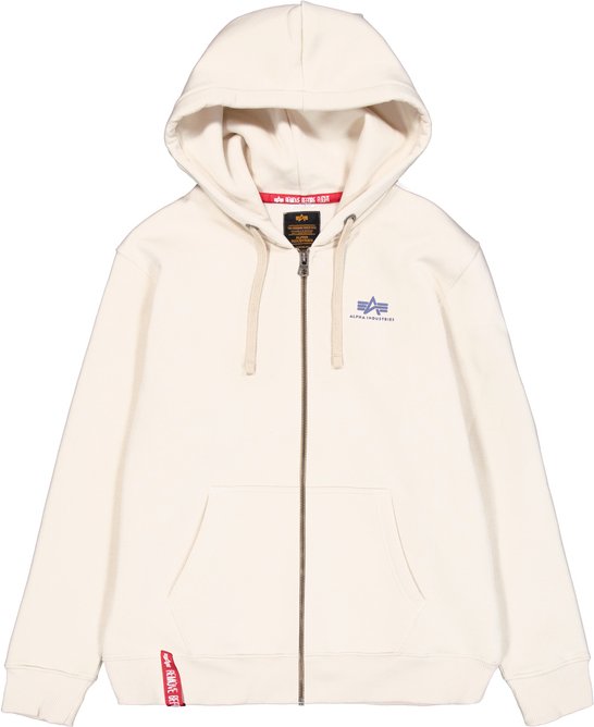 Basic Small Logo Zip Hoodie