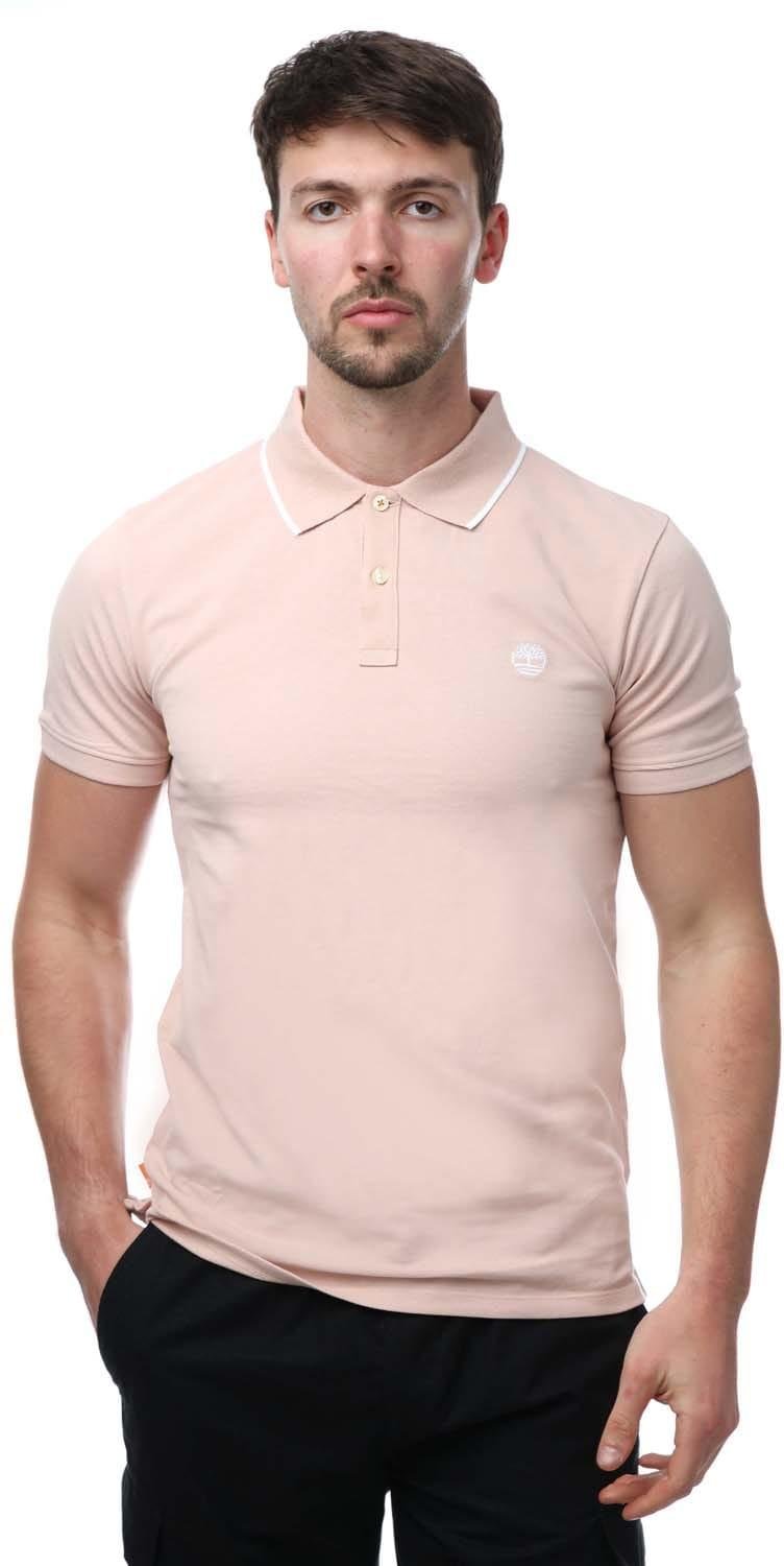 Timberland - Poloshirt für Herren kurzärmlig (Rosa)