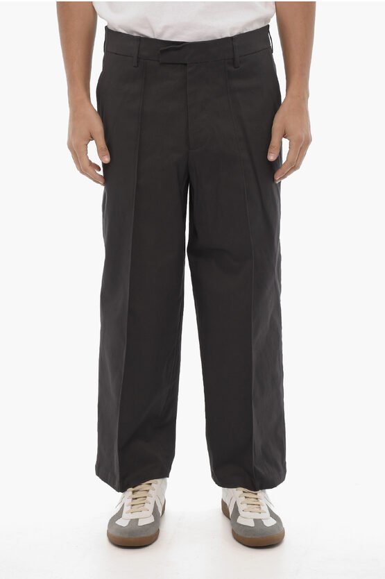 LIAM Chinohose mit normaler Taille und 4 Taschen in Grau