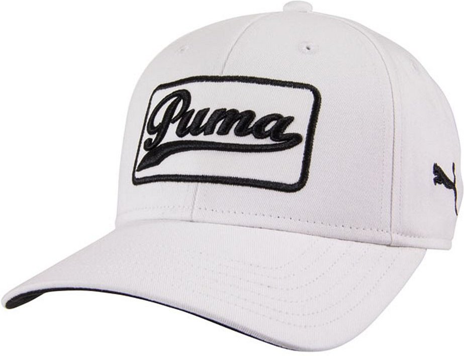 Puma Graphic Logo White Verstellbare Herren -Greenkeeper -Kappe 908356 05