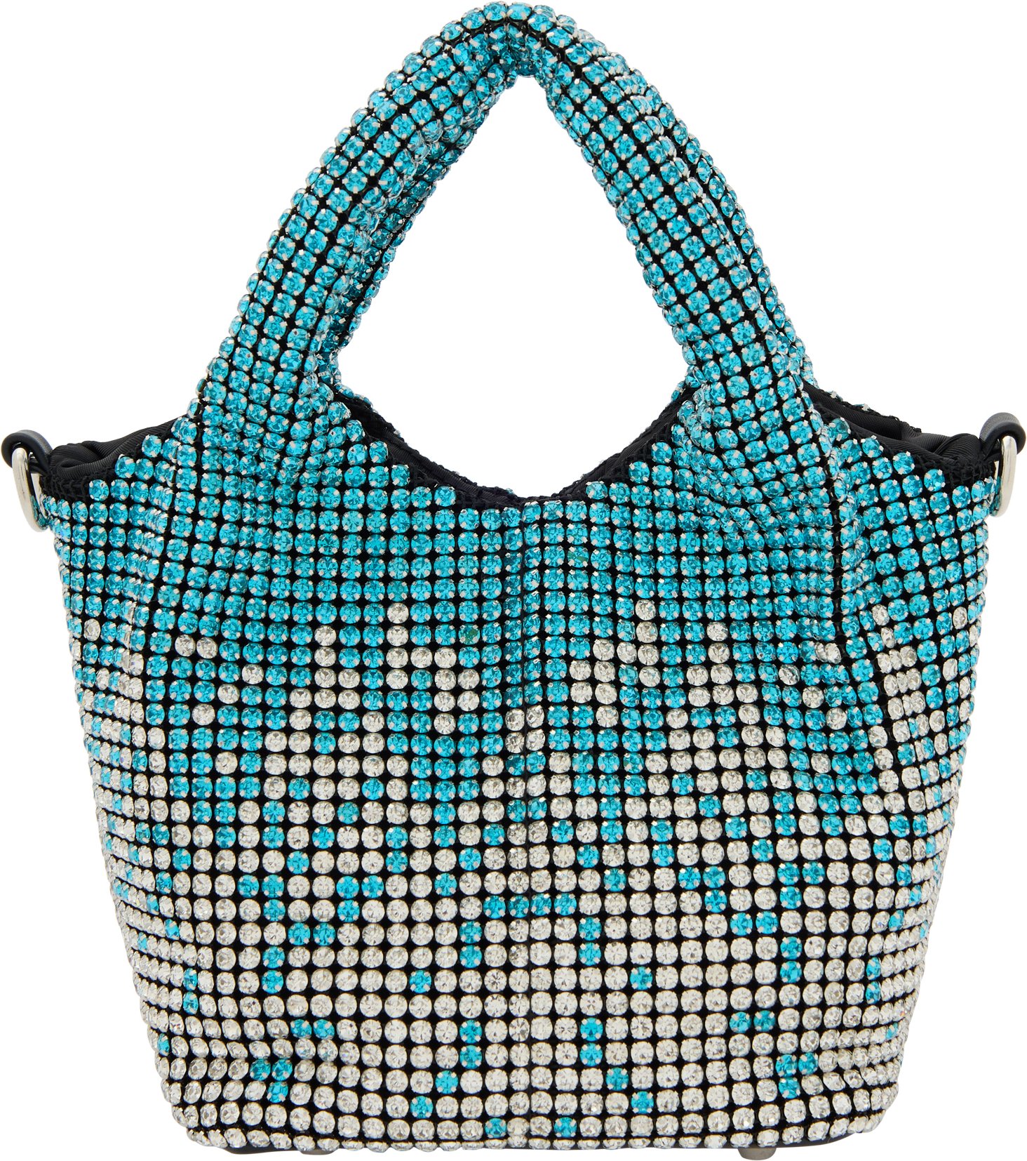 Mymo Handtasche Handtasche Frauen Türkis Silber