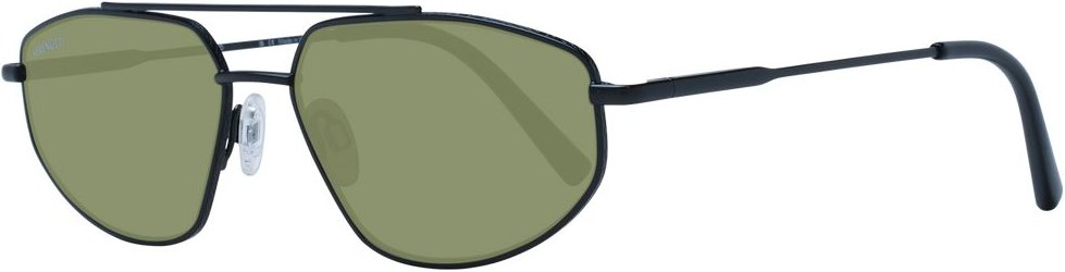 Schwarze Metall-Sonnenbrille