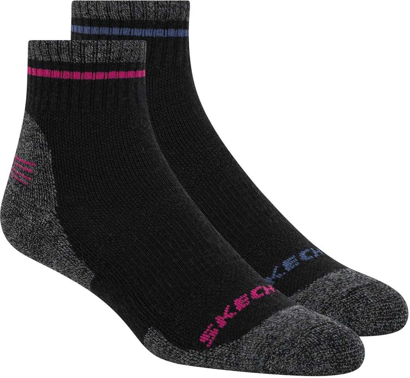 Skechers - "Trail" Socken für Herren (2er-Pack) (Schwarz)