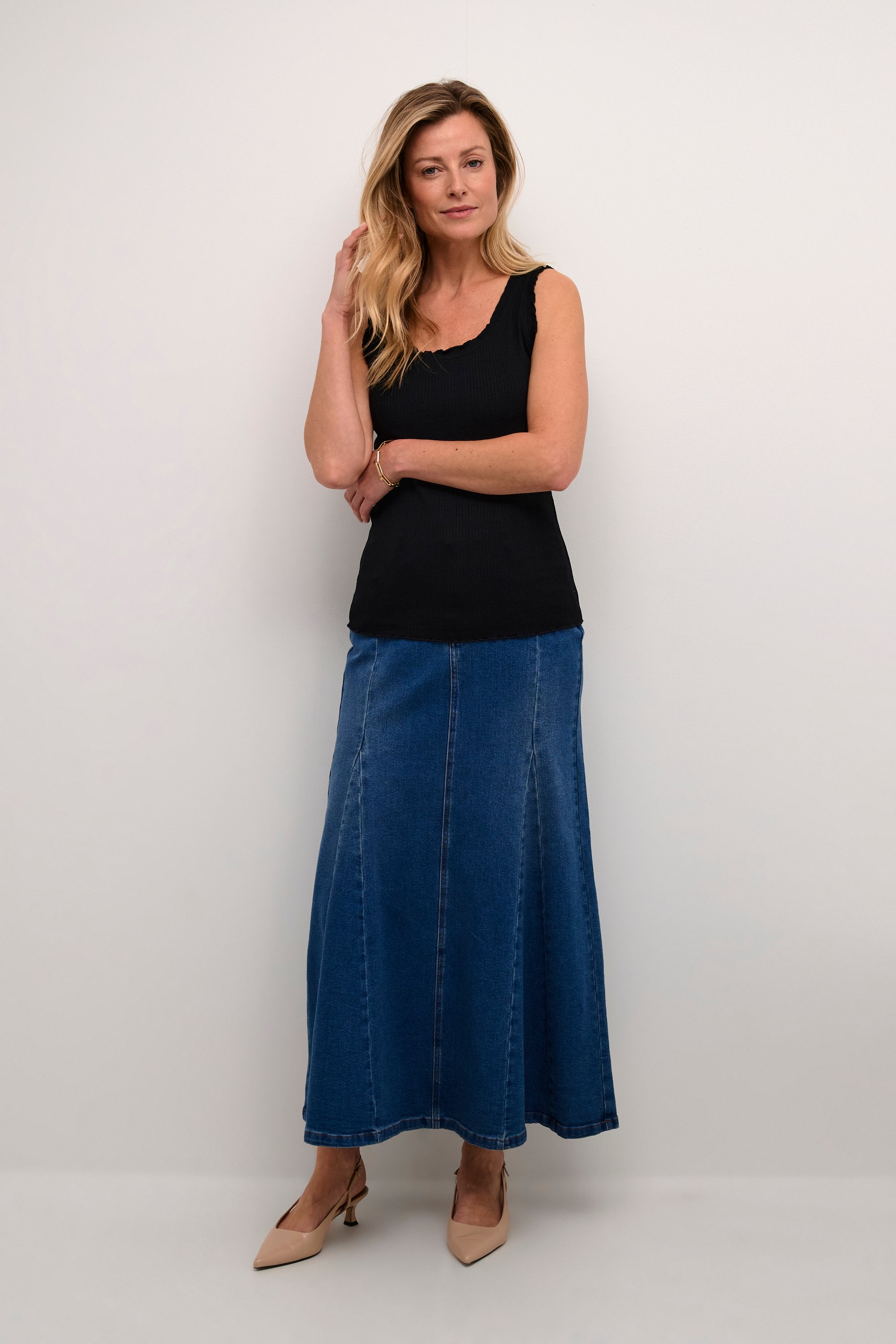 Jerseytop Slim fit black