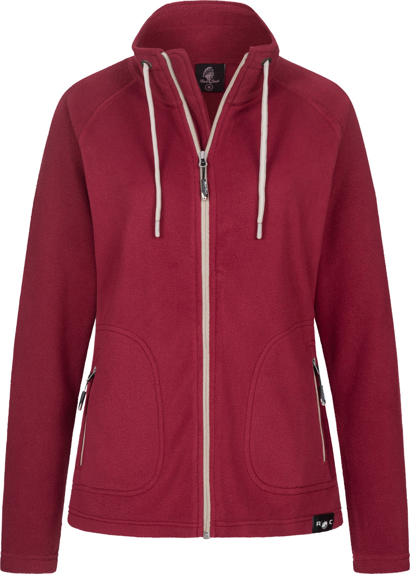 Rock Creek Fleecejacke Weinrot