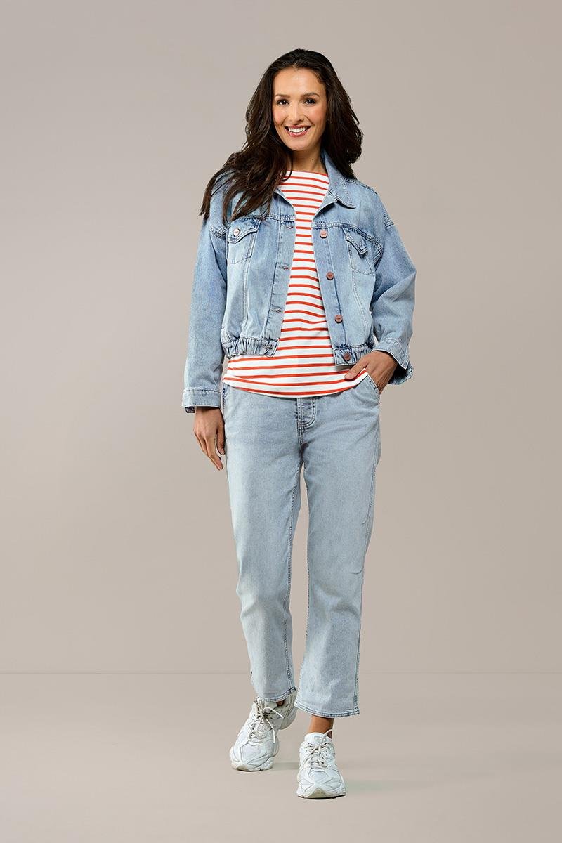 Caroline Tensen Helsinki Jeansjacke Hellblau