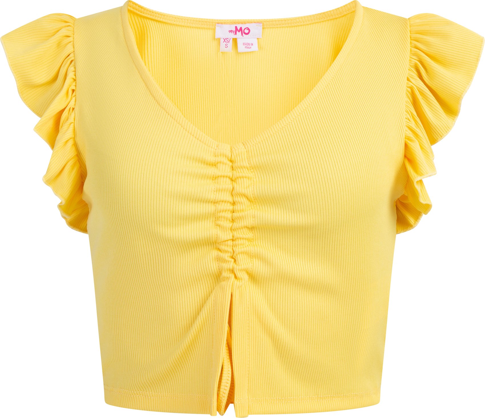 Mymo Spitze Damen Höllengelb