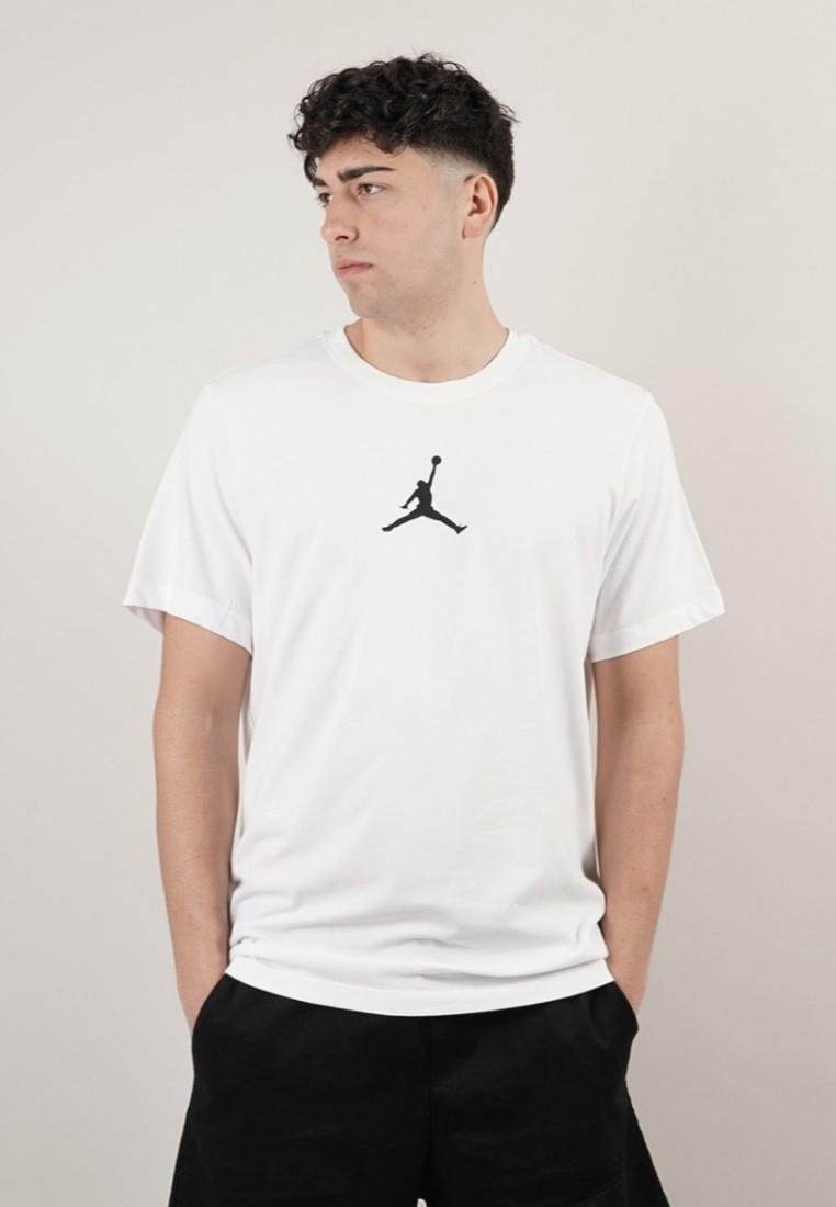 Thumbnail - Nike Air Jordan Jumpman Herren-T-Shirt mit Rundhalsausschnitt in Weiß