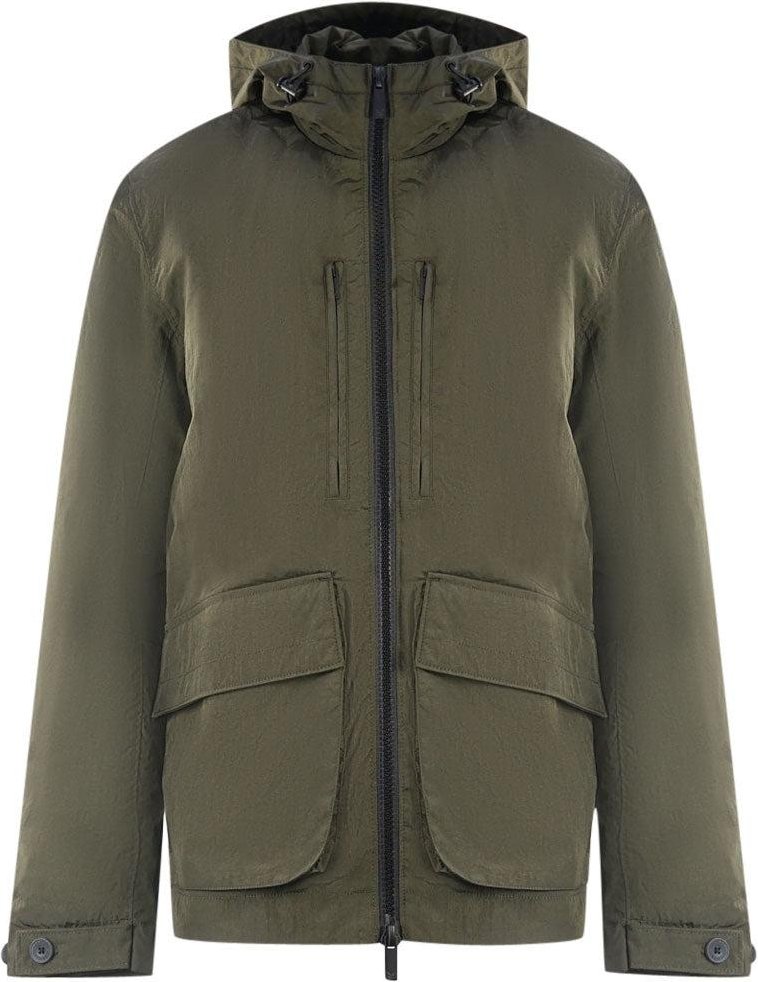 Lyle & Scott - Jacke für Herren, mit Kapuze (Grün)