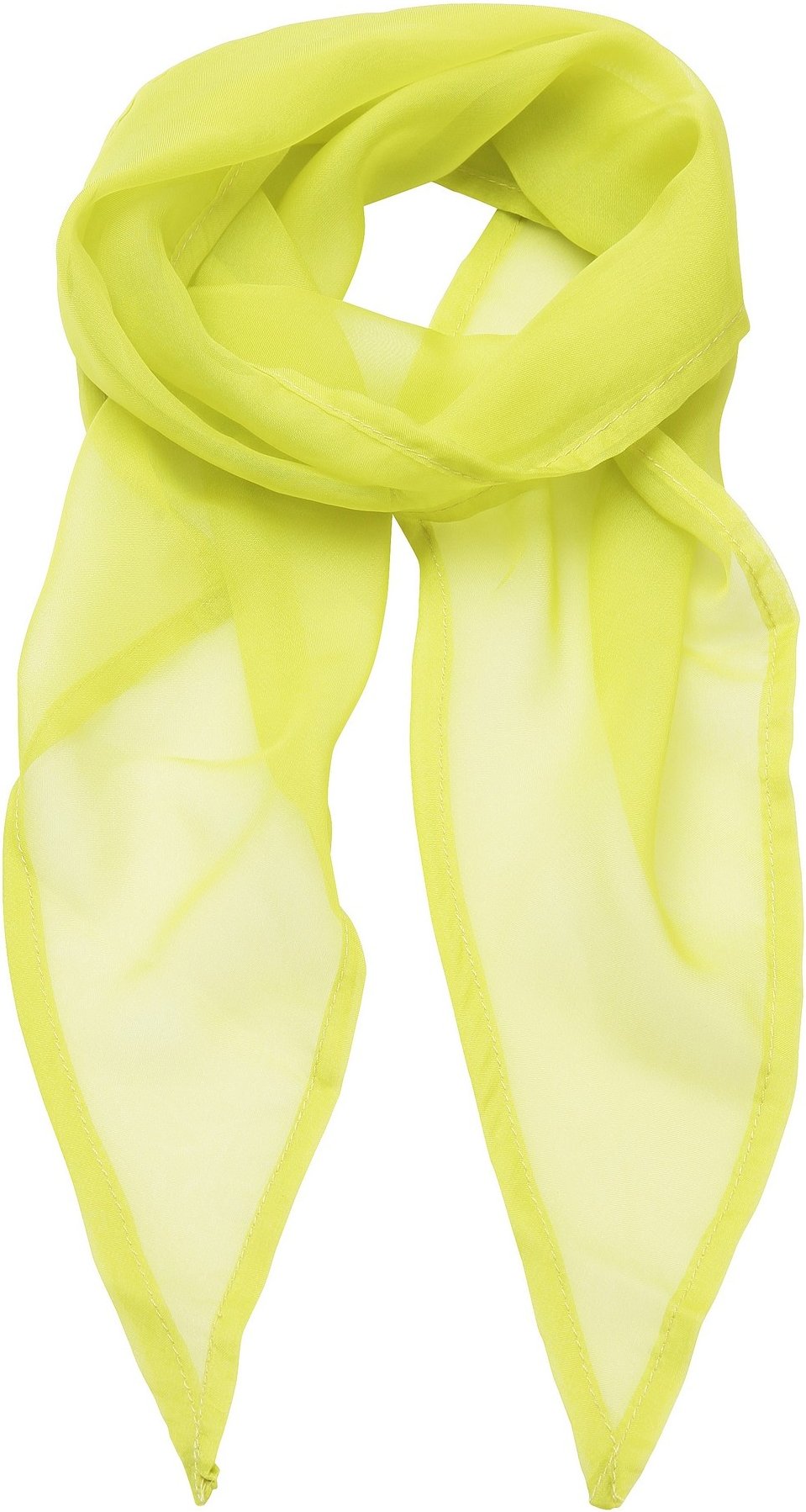 Premier Damen Chiffon-Schal / Chiffon-Halstuch (Limette)