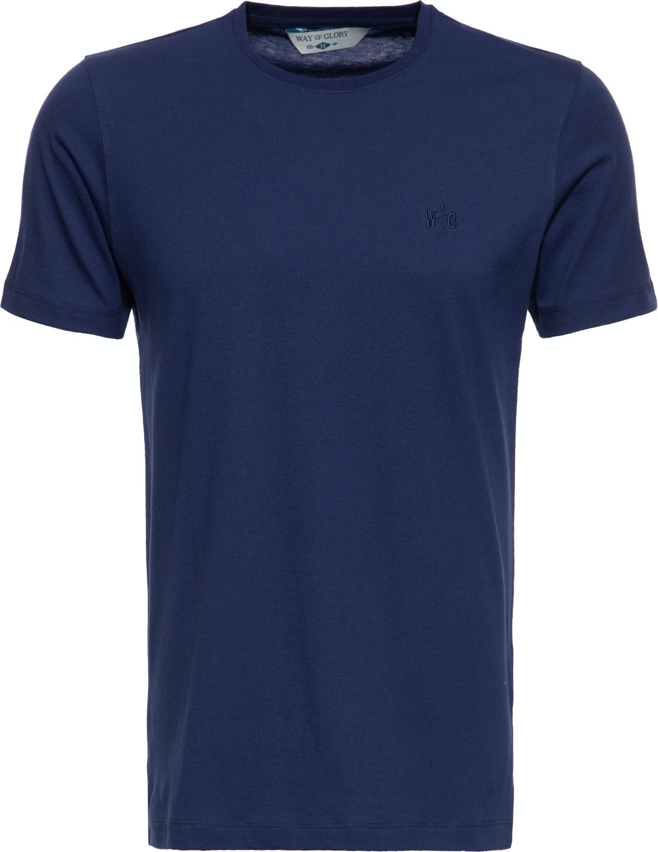 Thumbnail - Way of Glory Herren WAY OF GLORY Herren Premium Basic T-Shirt mit klassischem Rundhals navy
