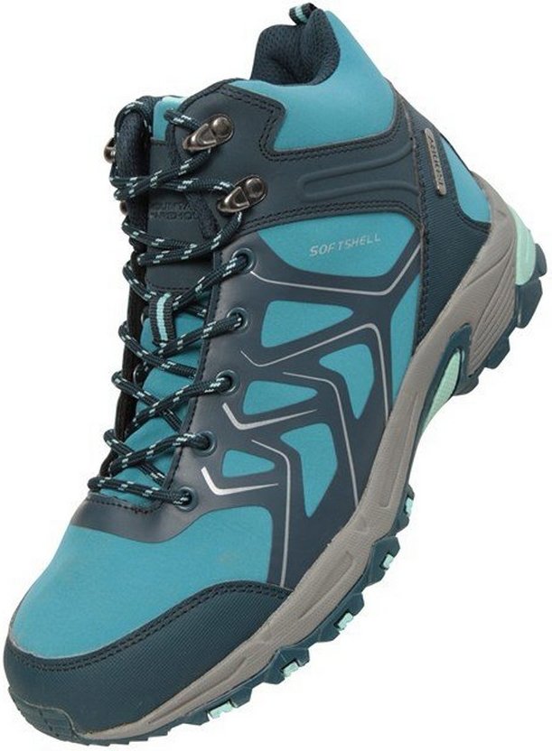 Thumbnail - Mountain Warehouse Damen/Damen Shadow Softshell Wanderstiefel (Teal)