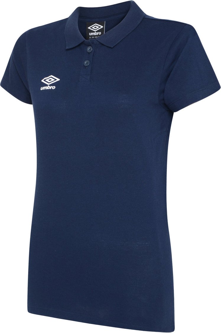 Umbro Damen/Damen Club Essential Poloshirt (Dunkelmarineblau/Weiß)