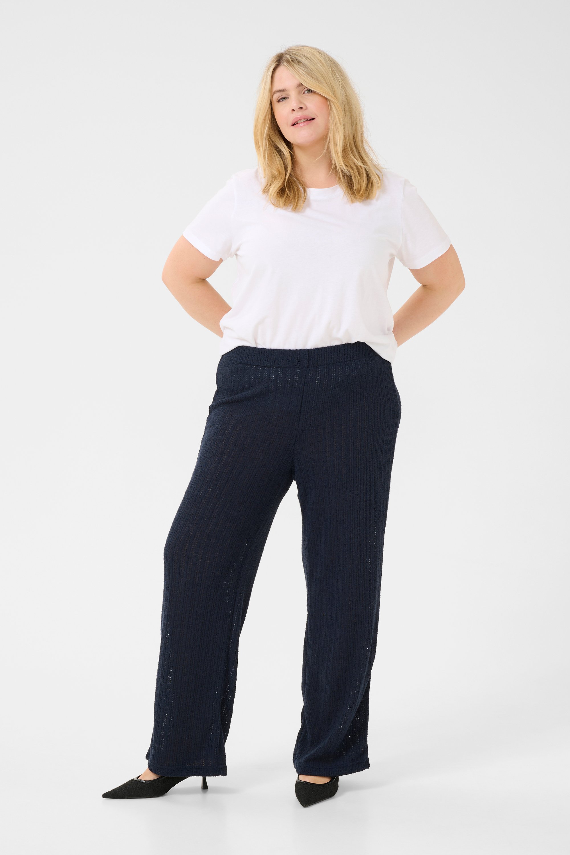 Strickhose Loose fit Midnight Marine