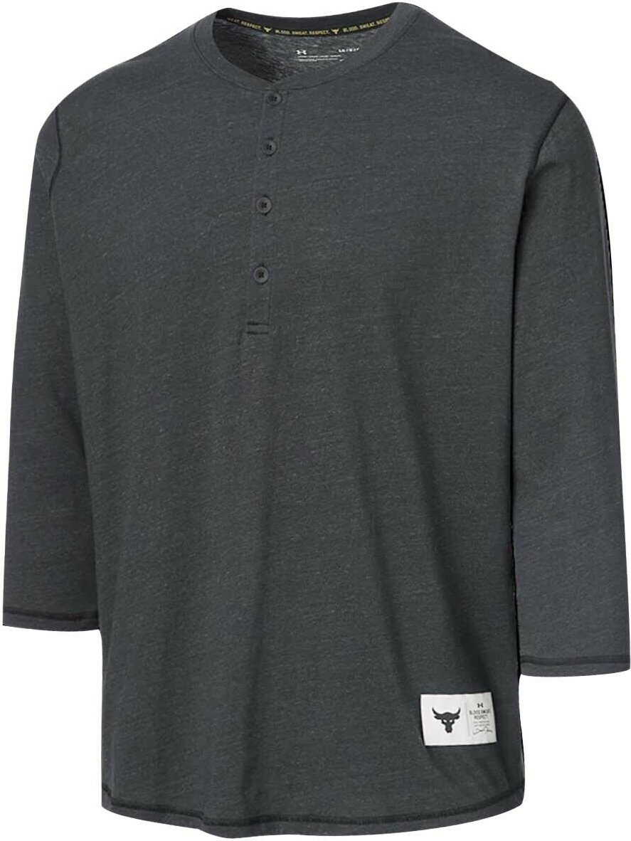Under Armour X Project Rock 3/4 Graues T -Shirt - Herren
