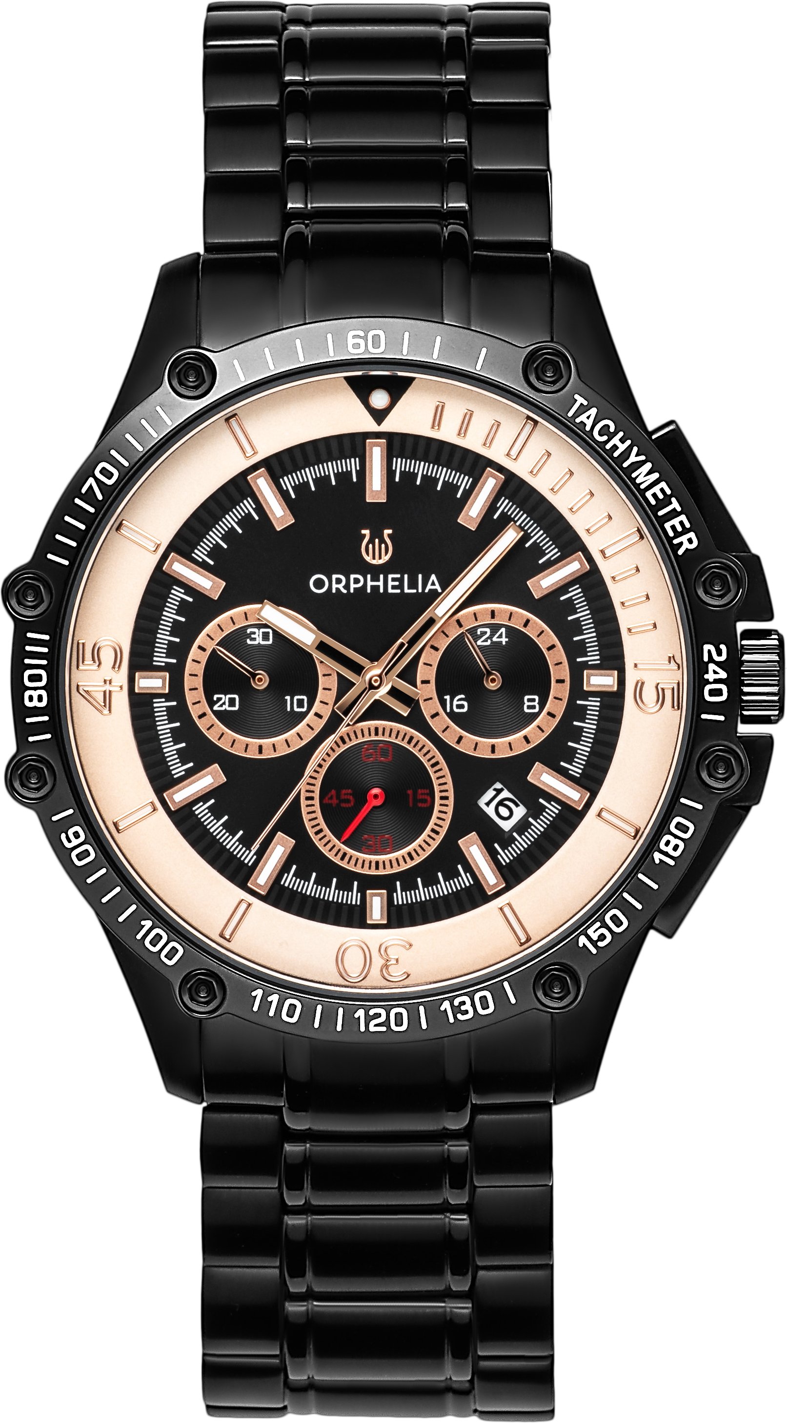 Orphelia Frenetic Herren-Armbanduhr, schwarz, OR82812