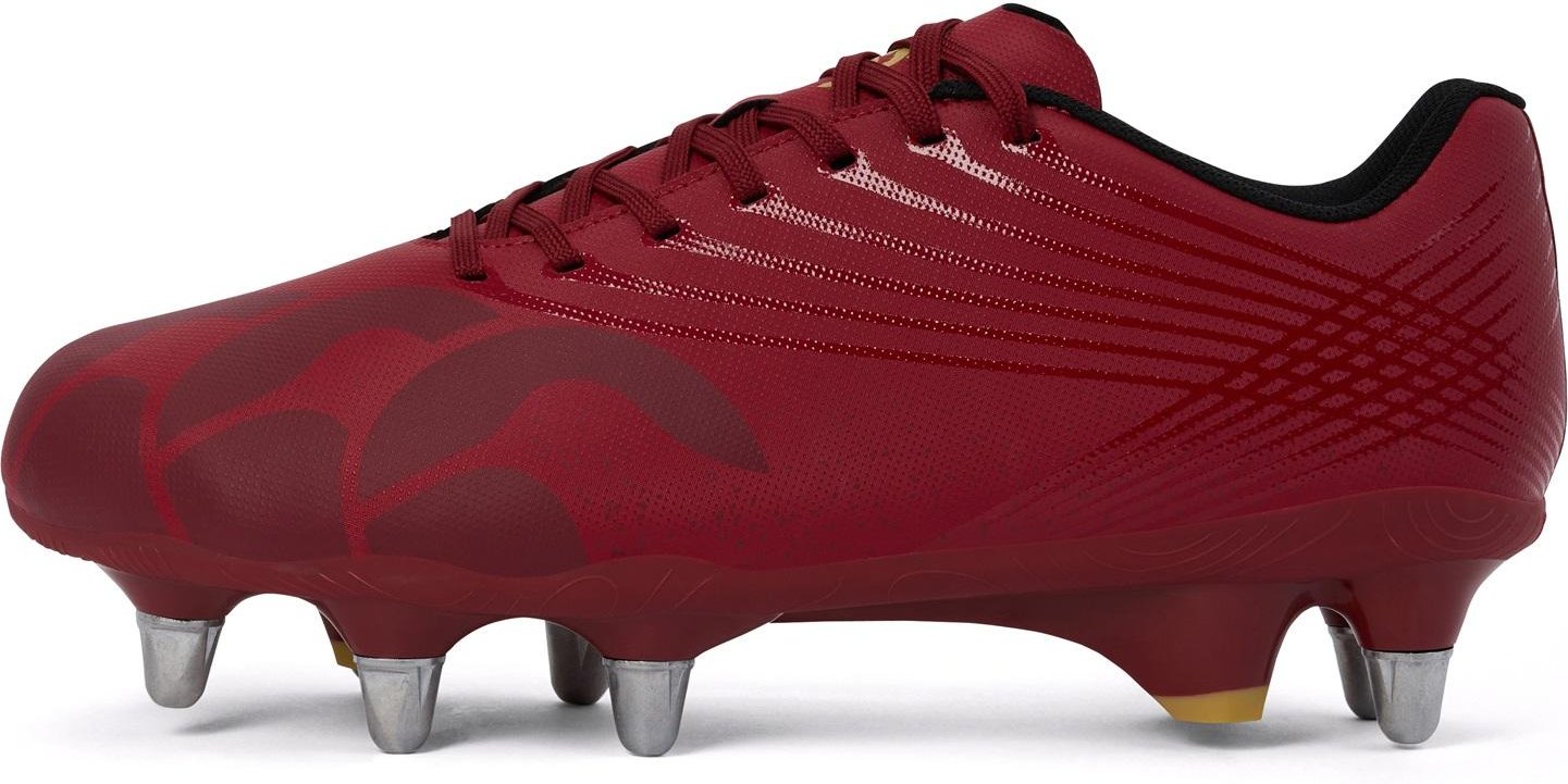 Canterbury - Herren Rugby-Stiefel für weichen Boden "Stampede Team", 2025 (Rot)