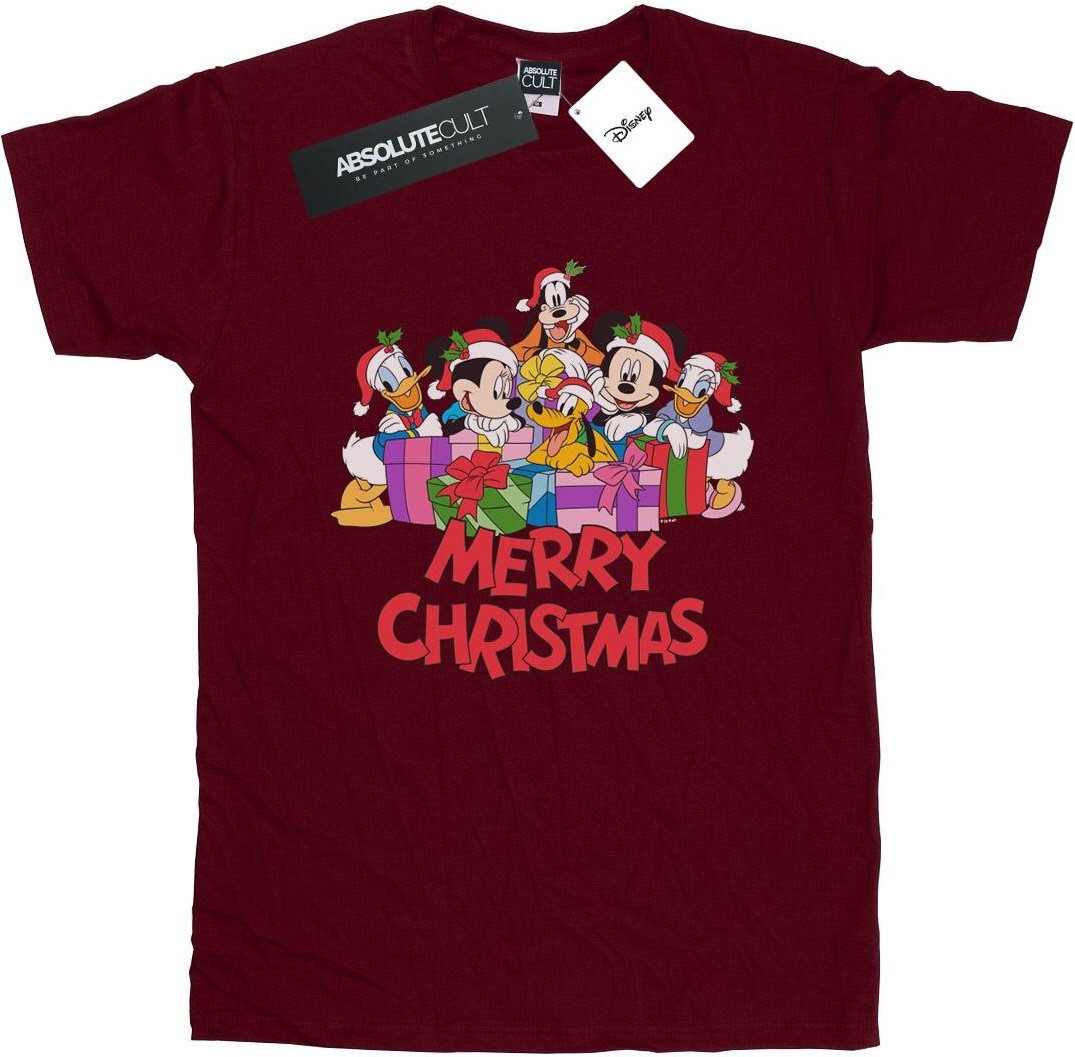 Disney - "Mickey Mouse and Friends" T-Shirt für Damen (Burgunderrot)