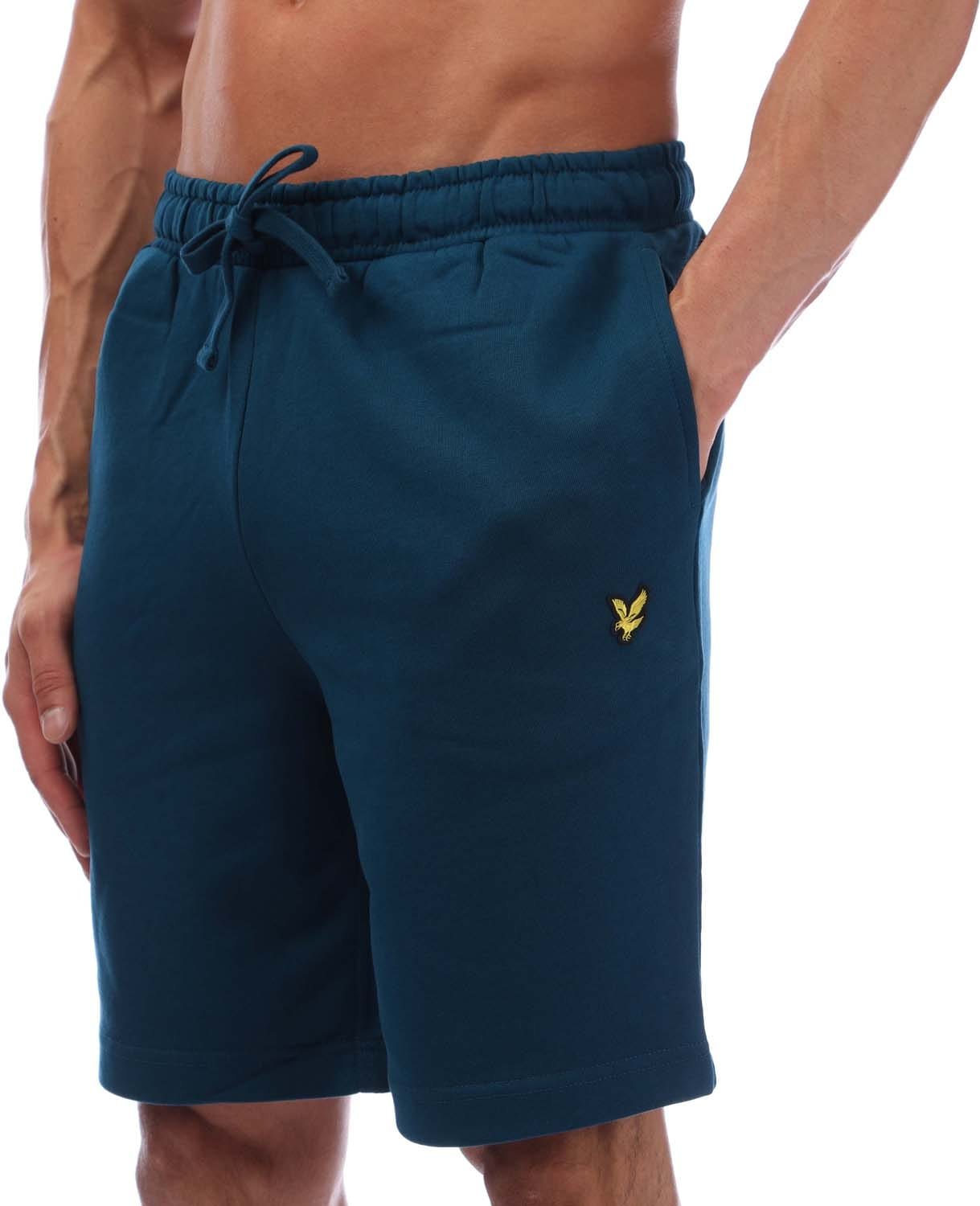 Herren Lyle And Scott Sweat-Shorts in Navy