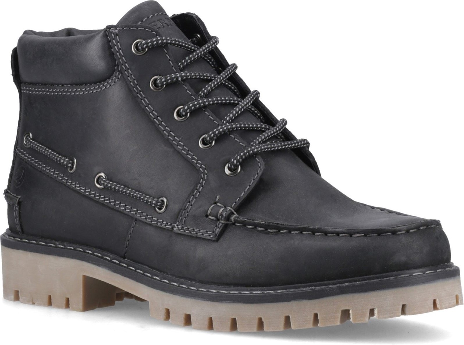Sperry Baltimore Leder Herren schwarze Stiefel