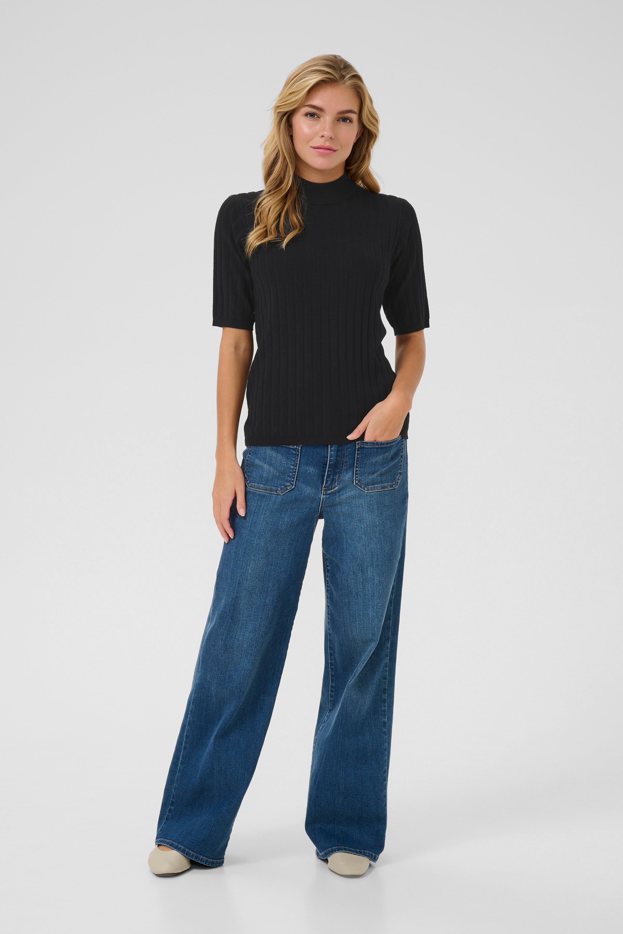 Strickpullover Regular fit black