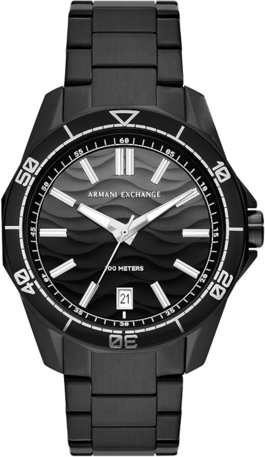 Armani Exchange Spencer Herren Schwarz Uhr AX1952