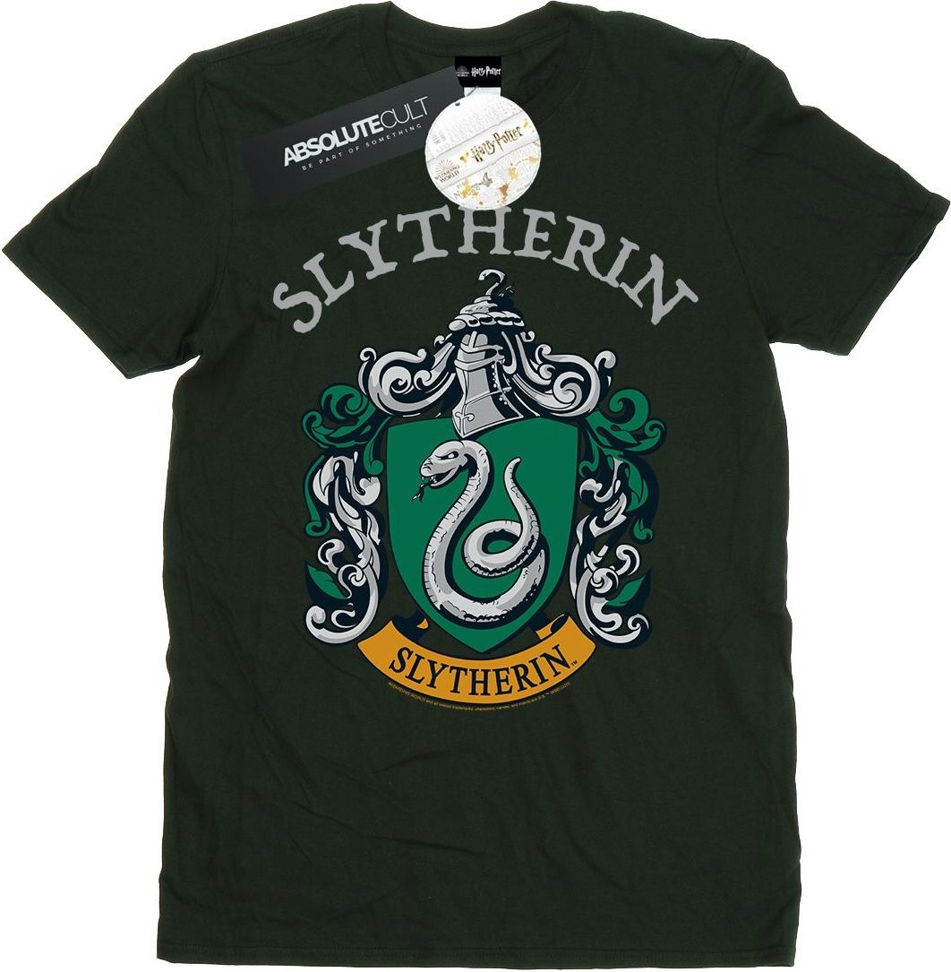 Harry Potter - "Slytherin" T-Shirt für Damen (Tannengrün)