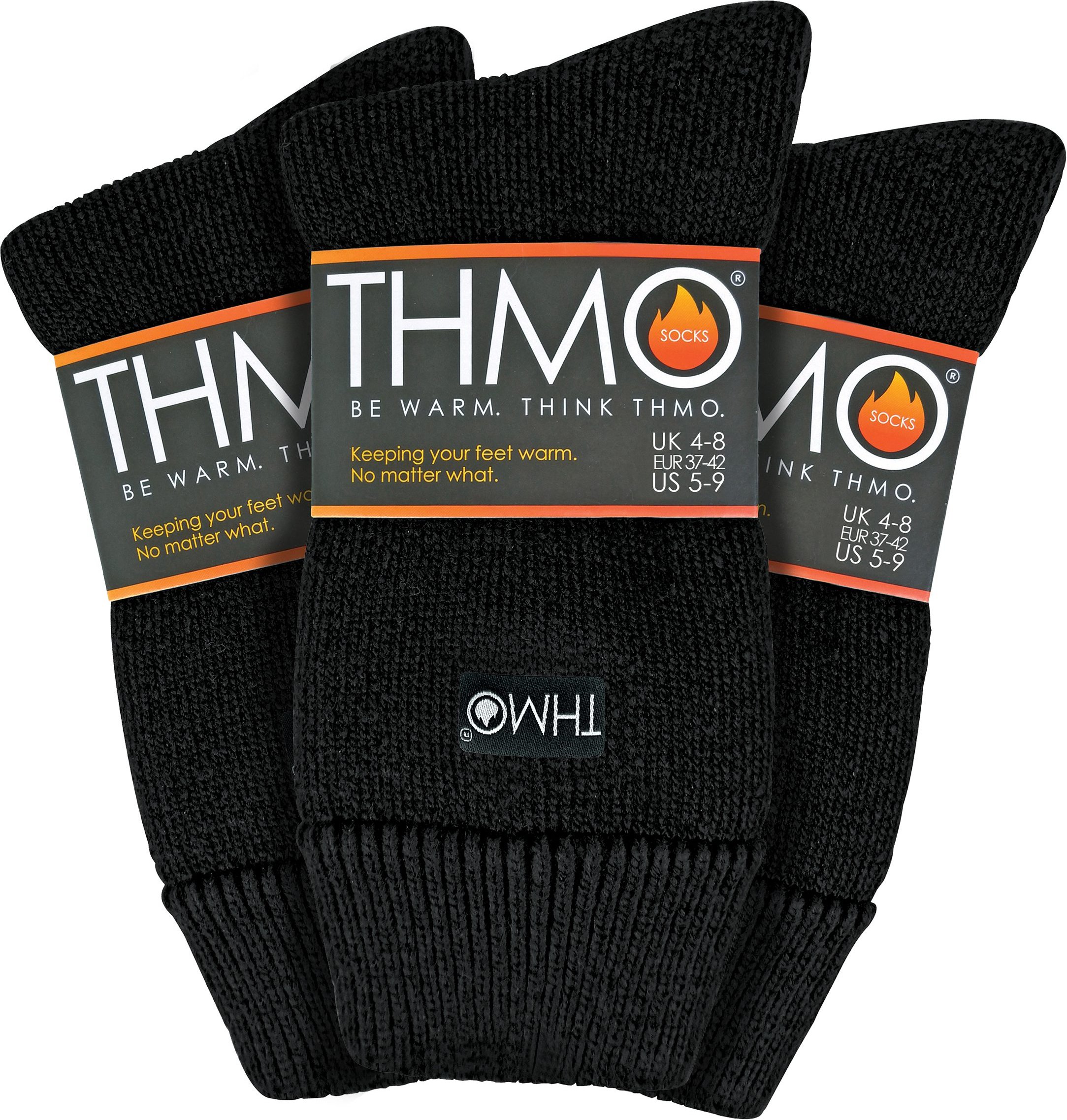 THMO - 3er-Pack Multipack Damen Dicke Winter Warme Socken mit Comfort Top