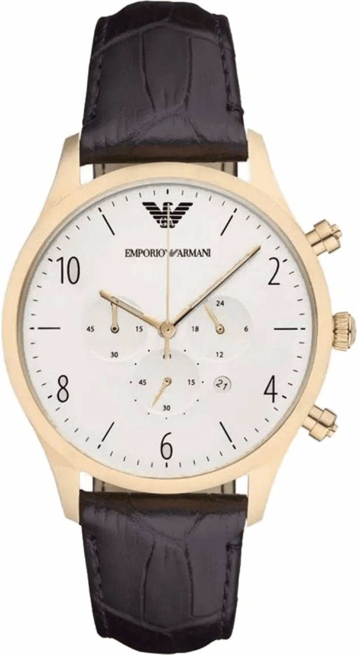 Emporio Armani Herrenuhr Quartz Gold