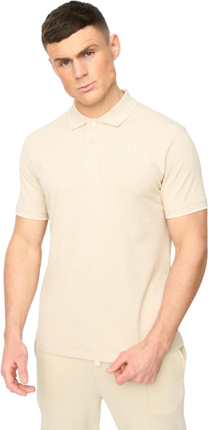 Crosshatch - "Crufton" Poloshirt für Herren (Helles Steingrau)