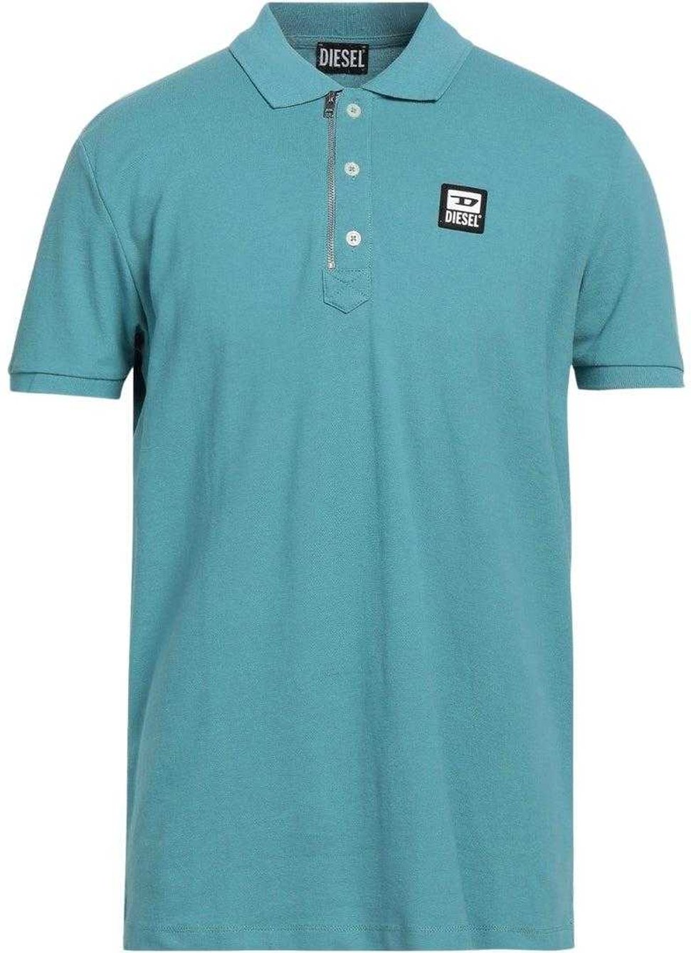 Thumbnail - Diesel - "T-Harry" Poloshirt für Herren, Reißverschluss (Blau)