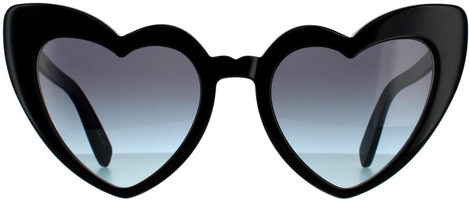 Saint Laurent Cat Eye Damen Schwarz Blau Gradient Sonnenbrille
