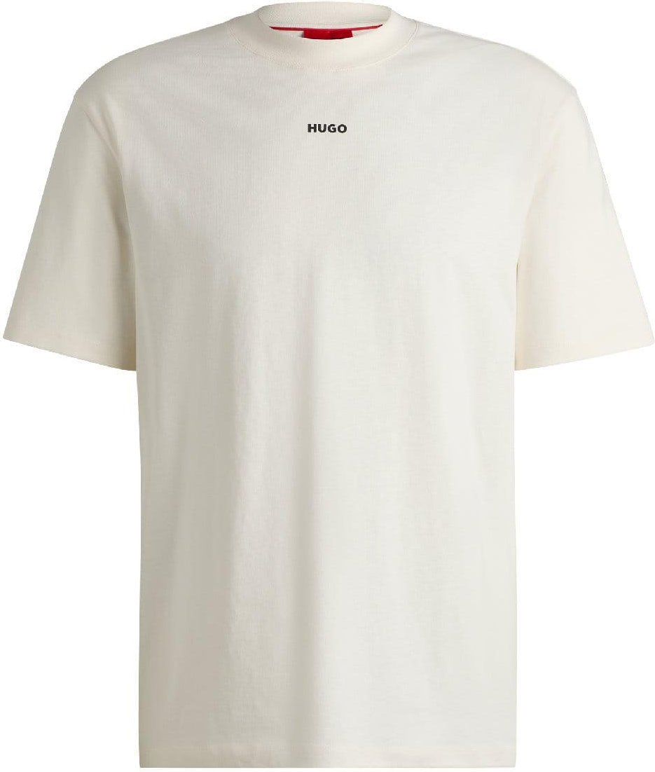 Hugo - "Dapolino" T-Shirt für Herren, Logo (Cremefarbe)