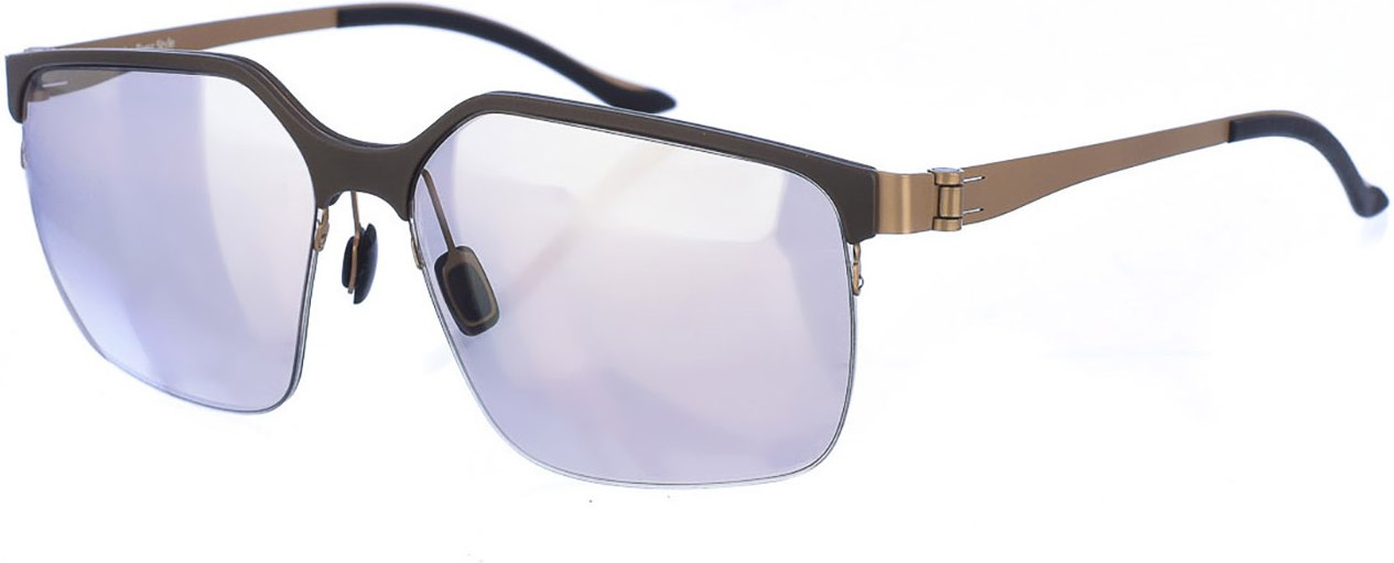 Acetat-Sonnenbrille in rechteckiger Form M1037 Herren