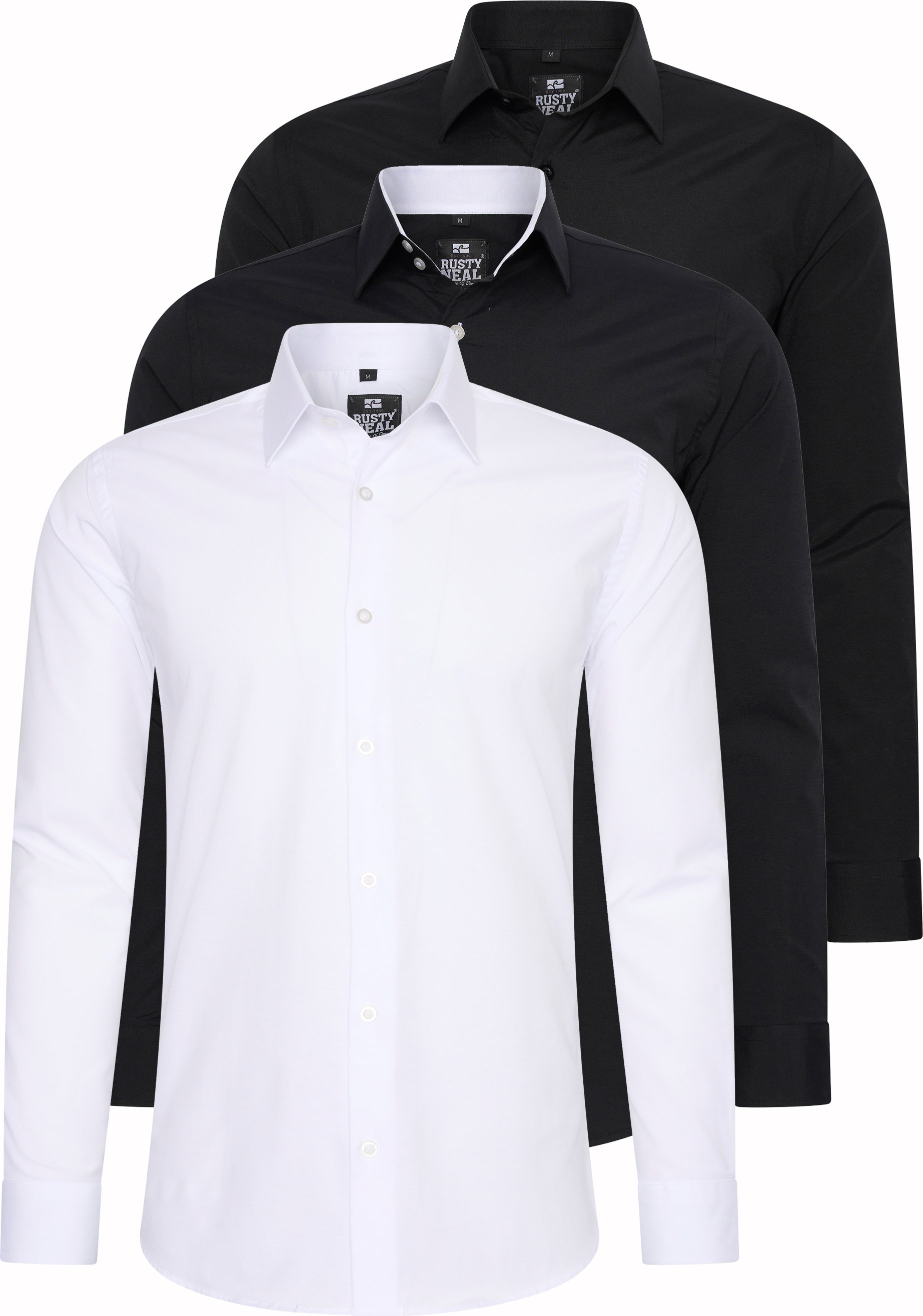 3er Set Business Hemd