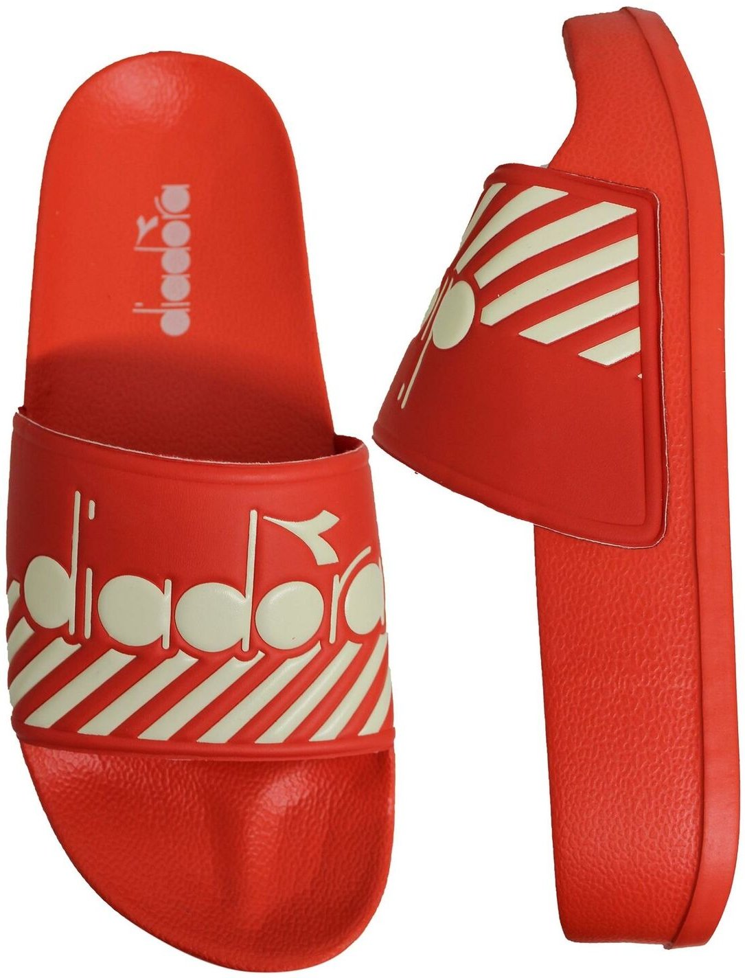 Diadora Serifos 90 Wide Barra Mens Red Sliders