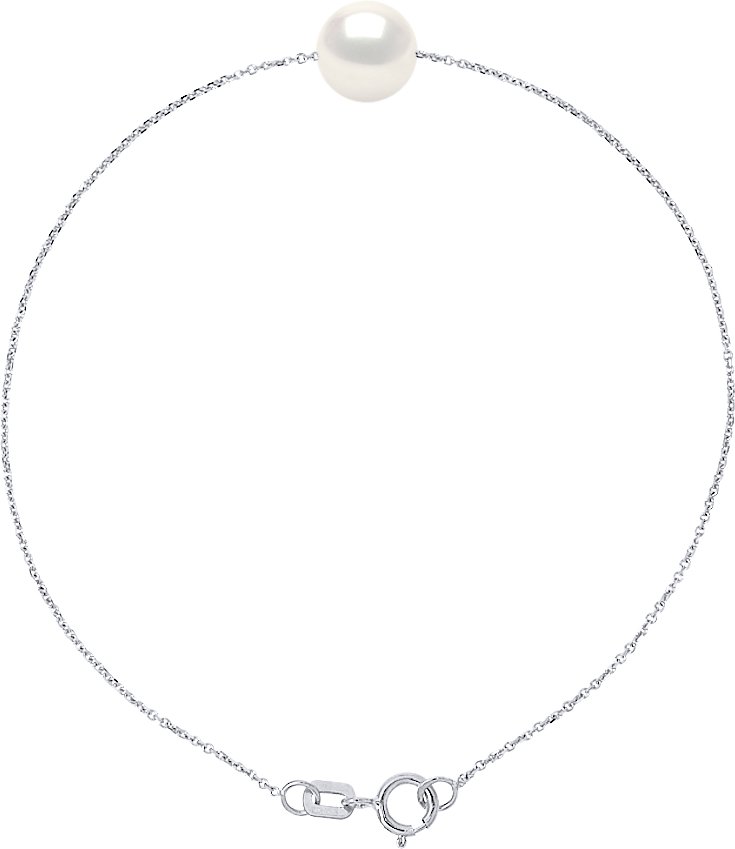 DIADEMA - Armband - Echte Süßwasserperlen - Silber