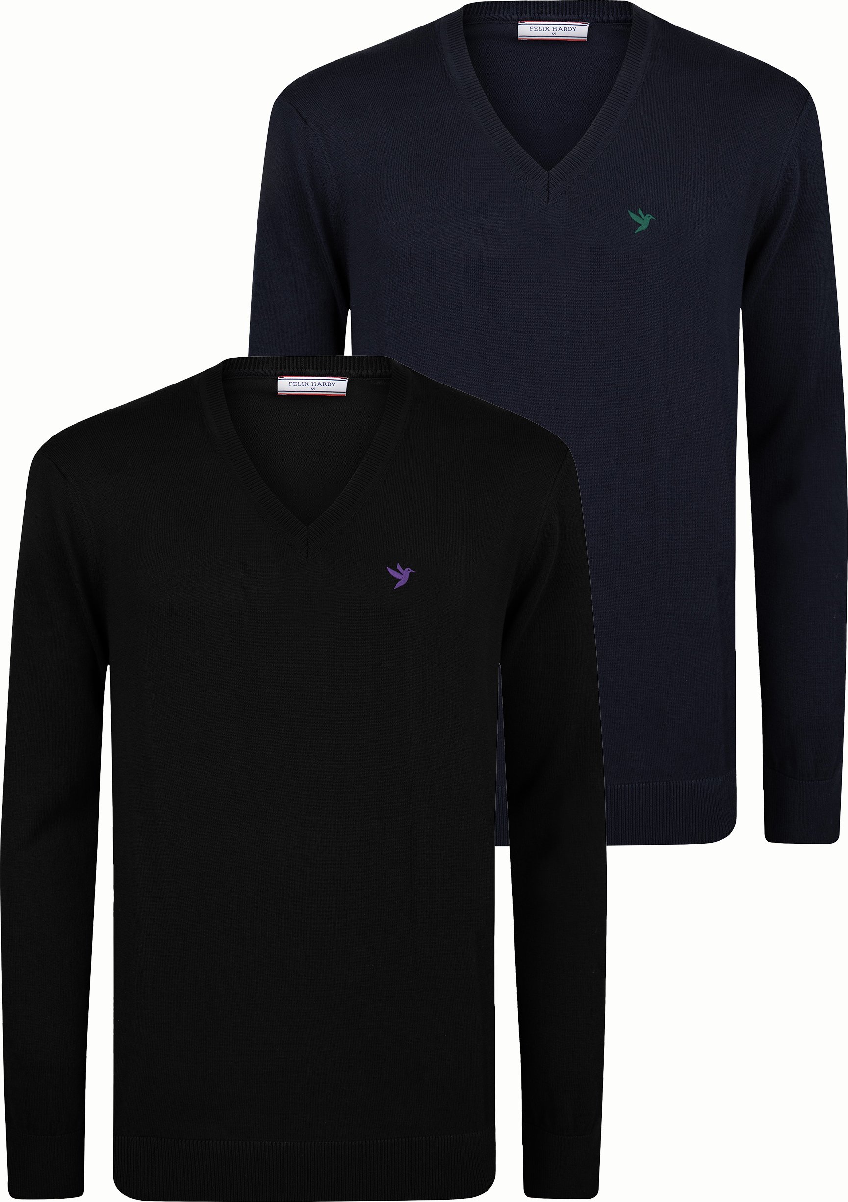 Pullover Pullover Mit V-Ausschnitt 2Er-Pack