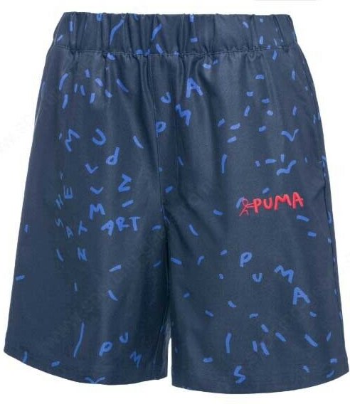 Puma x Shantell Martin Womens Shorts Aop Hosen Navy 575479 50