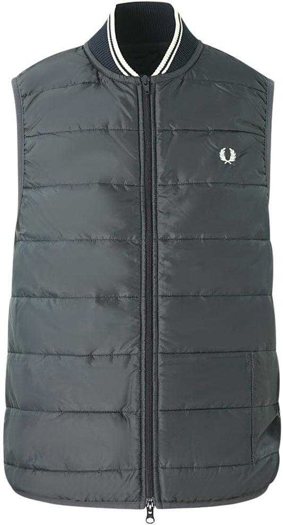 Fred Perry Herren Lavenham Steppweste (Blau)