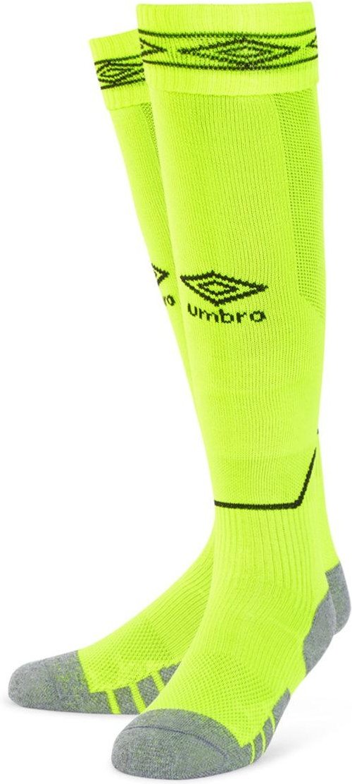 Umbro - "Diamond" Fußballsocken (Sicherheits-Gelb/Kohlen-Schwarz)
