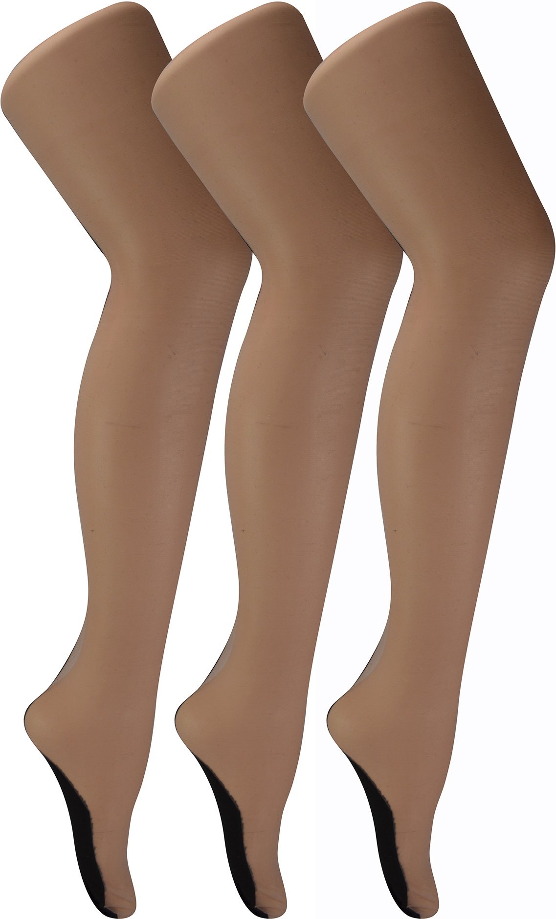 Thumbnail - Sock Snob Damen Vintage Nahtstrumpfhose | 3 Paar Multipack | 40 Denier kniehohe, ultraglänzende Strumpfhose mit Line-Up ...