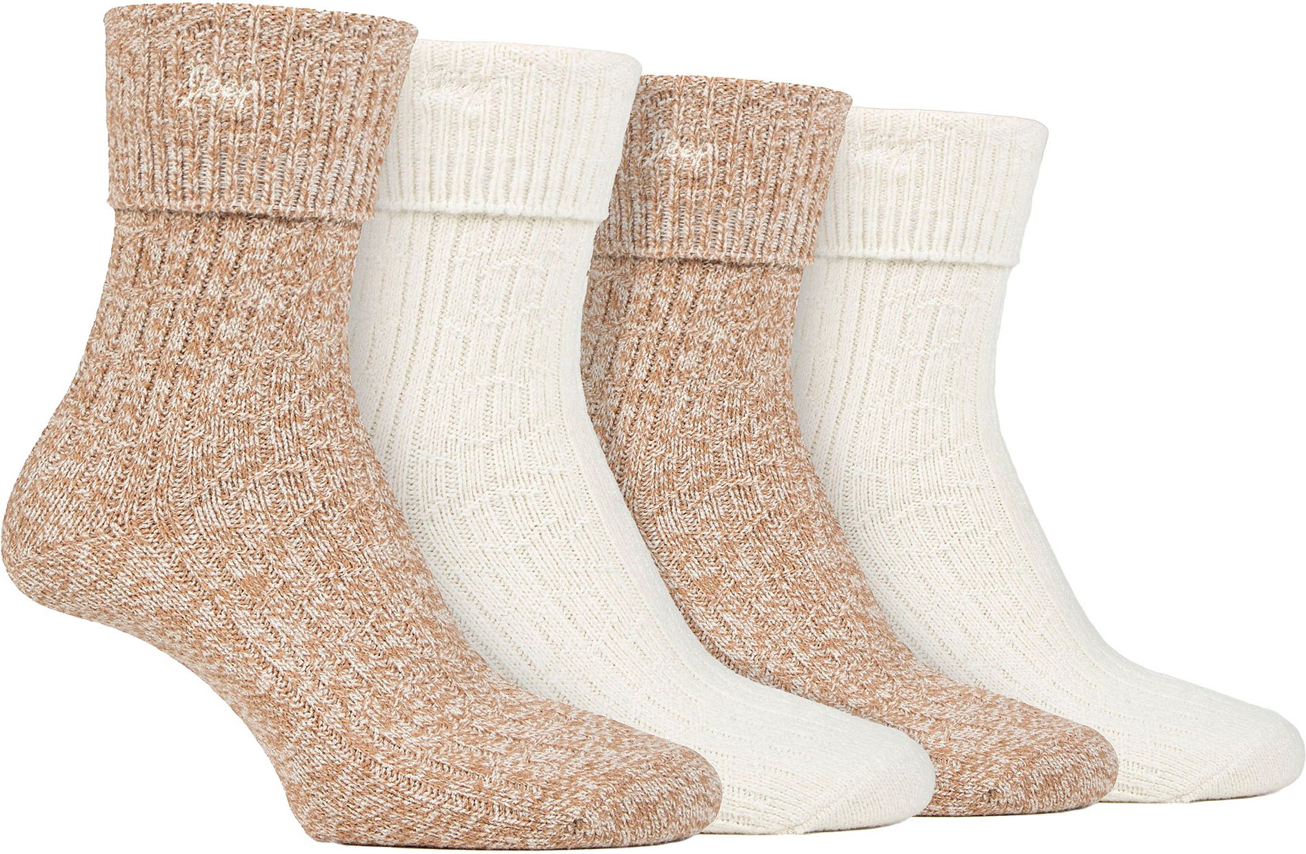 Damen 4er-Pack superweiche Wandersocken | Outdoorsocken für Wanderungen
