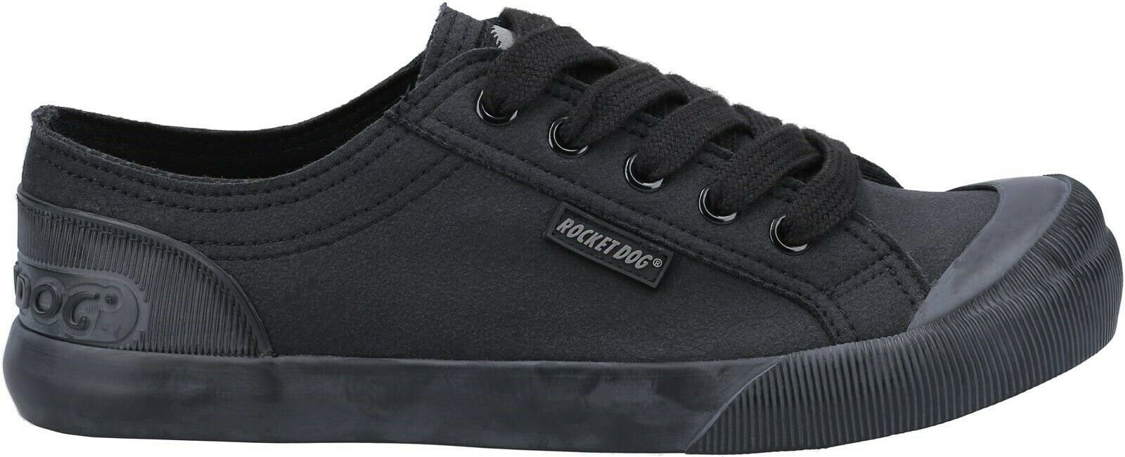 Rocket Dog Damen Jazzin Canvas Fable Turnschuh (Schwarz)