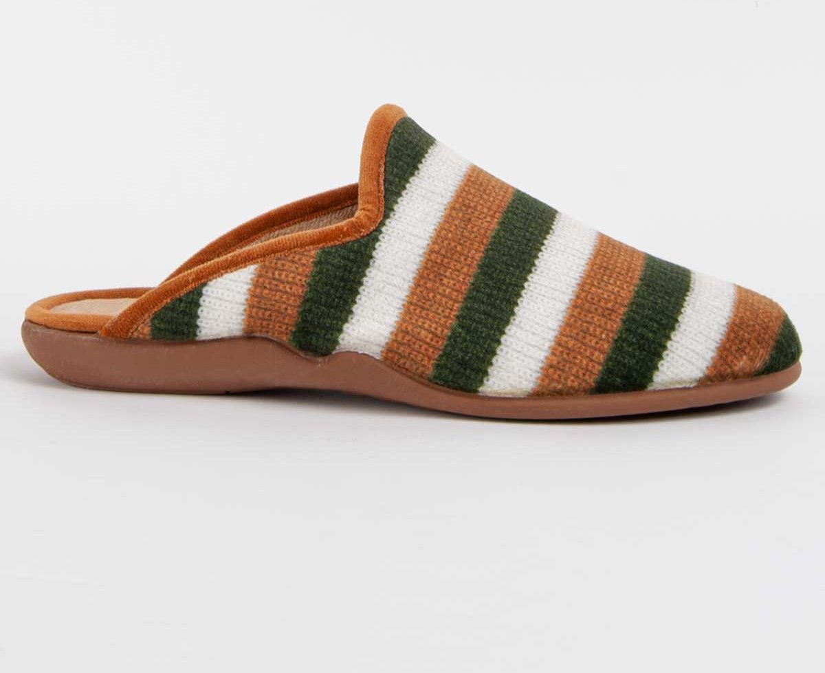 Northome Hausschuh Romoslip Braun