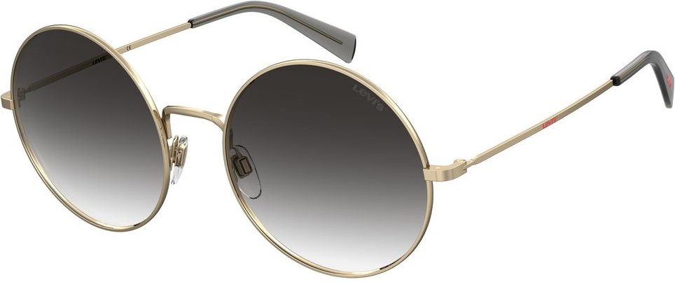 Runde Metallsonnenbrille Goldrahmen