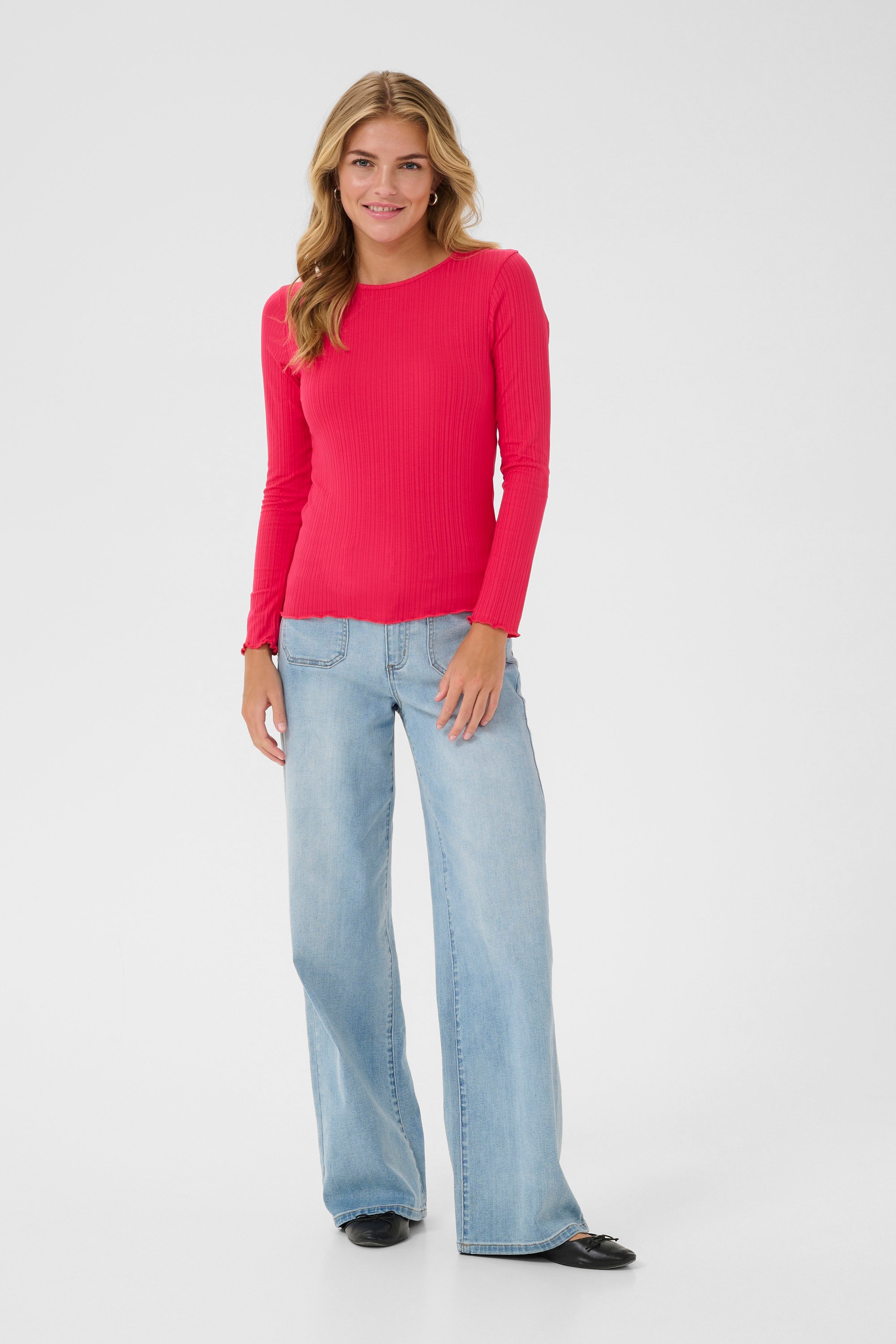 Langarm-Shirt Regular fit Virtual Pink pink