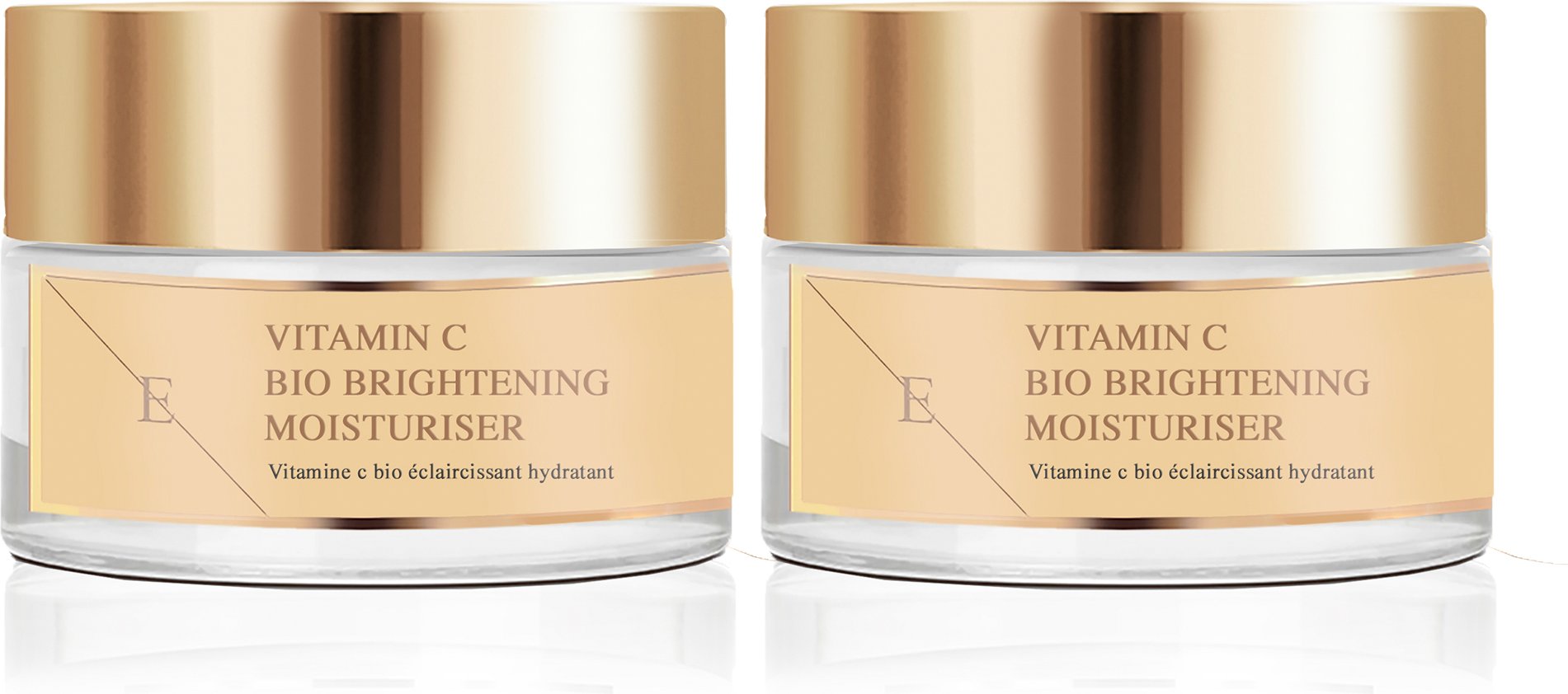 2 x Vitamin C Bio Aufhellende Feuchtigkeitscreme 50 ml